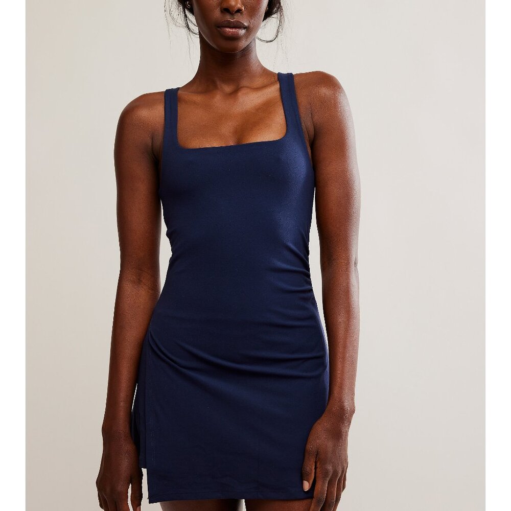 🎉LAST CHANCE🎉 FP MOVEMENT Never Better Dress / Midnight Navy - Picture 7 of 13